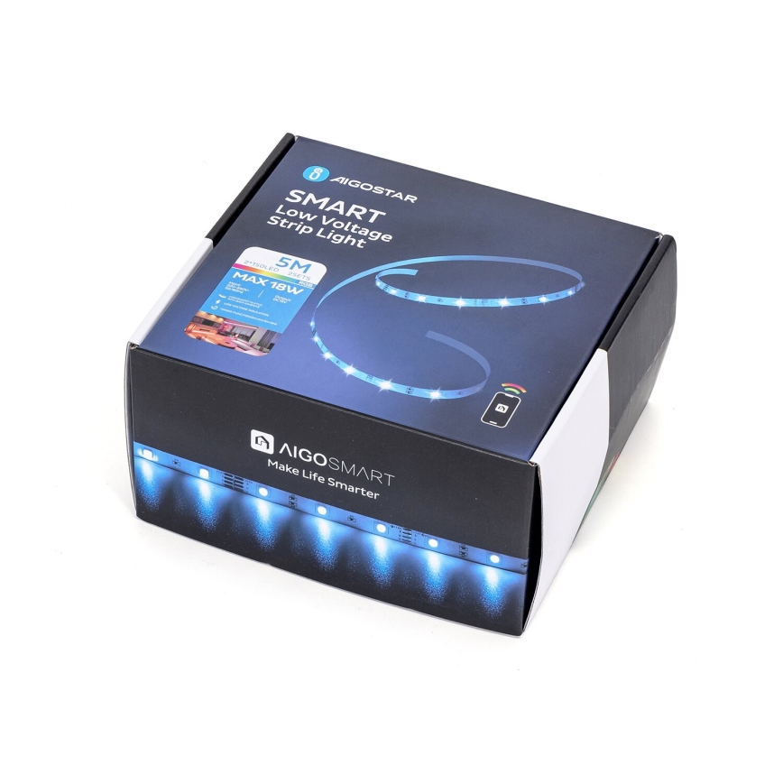 Aigostar - Ταινία LED RGBW Dimmable LED/18W/12V 2x5 m Wi-Fi