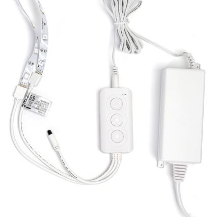 Aigostar - Ταινία LED RGBW Dimmable LED/48W/12V 2x7,5 m Wi-Fi
