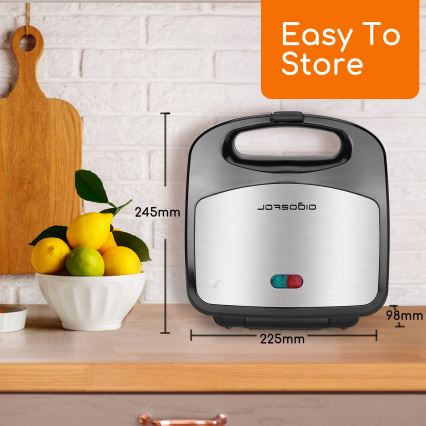 Aigostar - Τοστιέρα 800W/230V μαύρο