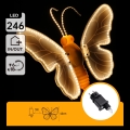 Aigostar - Υπαίθρια LED διακόσμηση 246xLED/9W/230V 42 cm IP44 πεταλούδα/πολύχρωμο