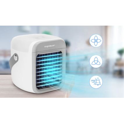 Aigostar - Φορητό air cooler 8W/5V λευκό