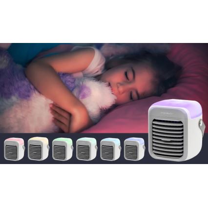 Aigostar - Φορητό air cooler 8W/5V λευκό