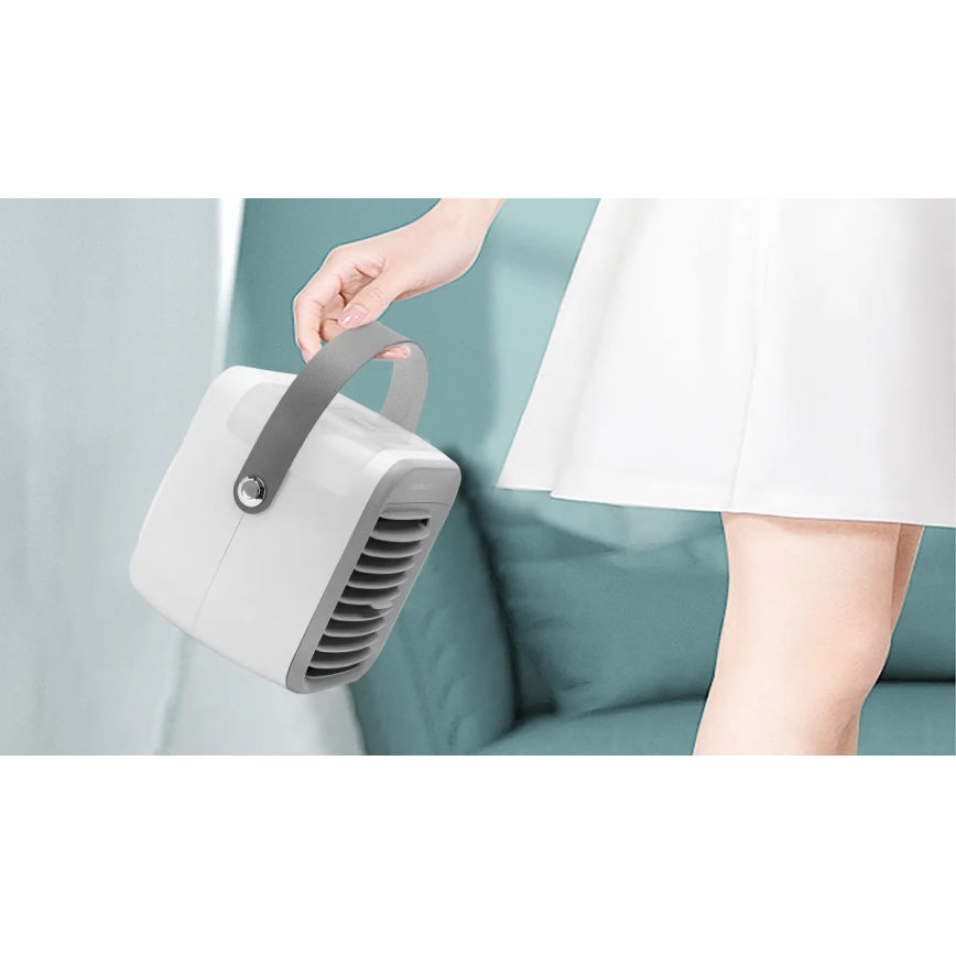 Aigostar - Φορητό air cooler 8W/5V λευκό