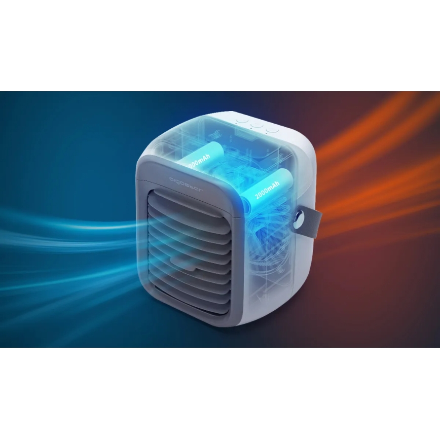 Aigostar - Φορητό air cooler 8W/5V λευκό