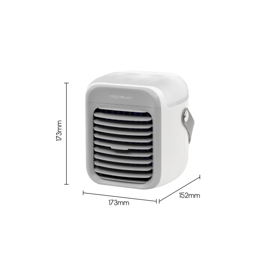 Aigostar - Φορητό air cooler 8W/5V λευκό