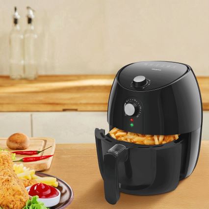 Aigostar - Φριτέζα θερμού αέρα 1500W/230V 3,5l μαύρο