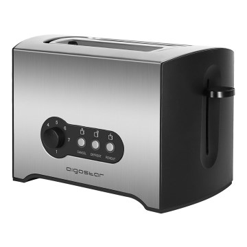 Aigostar - Φρυγανιέρα 2 θέσεων 900W/230V ματ χρώμιο