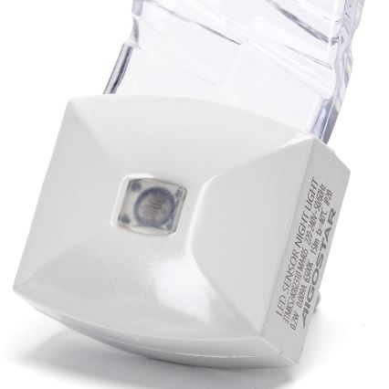 Aigostar - LED Φωτάκι νυκτός με αισθητήρα σούρουπου LED/0,2W/230V 6500K