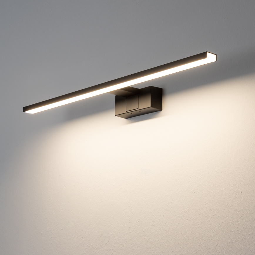 Aigostar - Φωτισμός καθρέφτη μπάνιου LED LED/12W/230V 4000K 60 cm IP44 μαύρο
