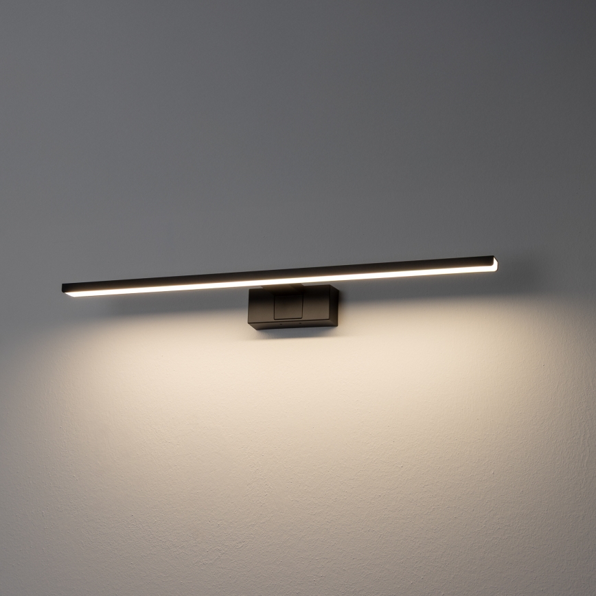 Aigostar - Φωτισμός καθρέφτη μπάνιου LED LED/12W/230V 4000K 60 cm IP44 μαύρο