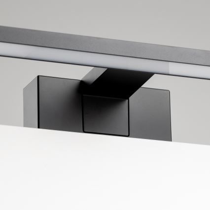 Aigostar - Φωτισμός καθρέφτη μπάνιου LED LED/12W/230V 4000K 60 cm IP44 μαύρο