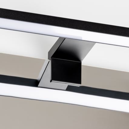 Aigostar - Φωτισμός καθρέφτη μπάνιου LED LED/12W/230V 4000K 60 cm IP44 μαύρο