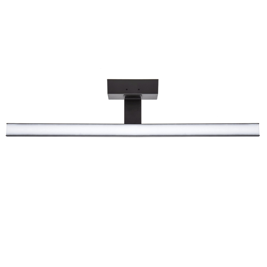 Aigostar - Φωτισμός καθρέφτη μπάνιου LED LED/12W/230V 4000K 60 cm IP44 μαύρο