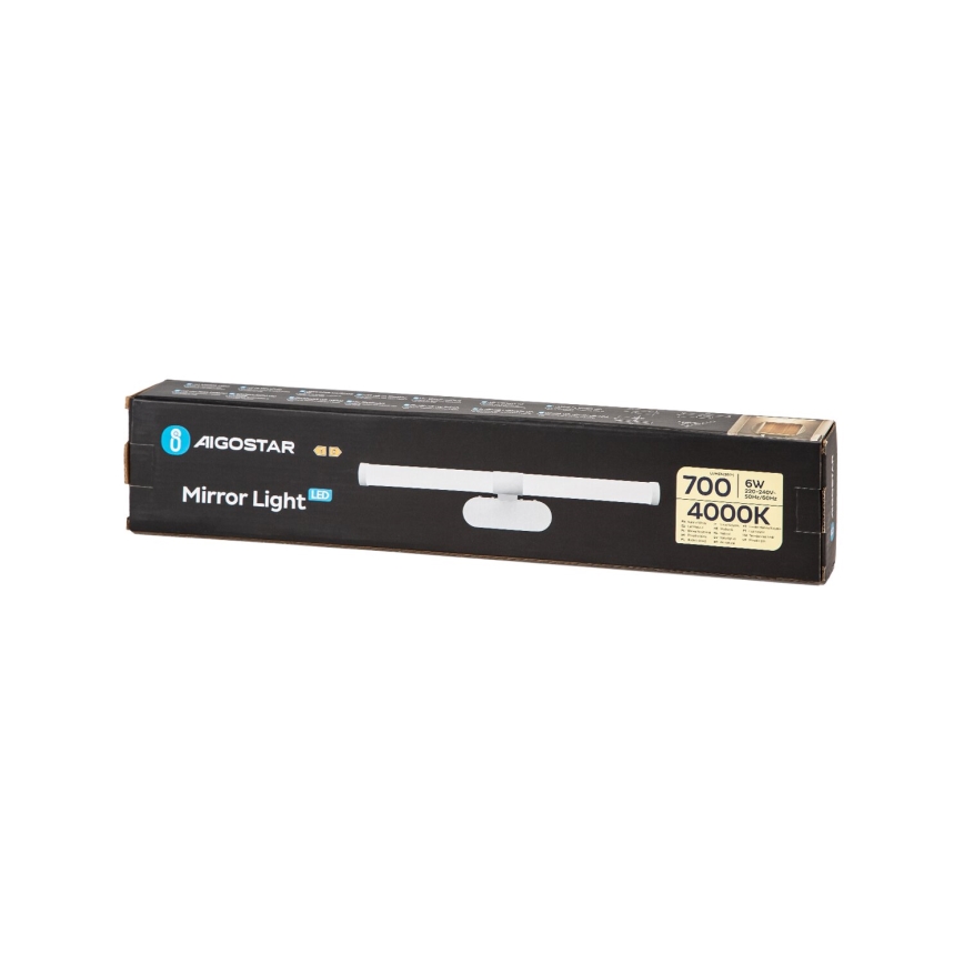 Aigostar - Φωτισμός καθρέφτη μπάνιου LED LED/6W/230V 4000K 40cm IP44