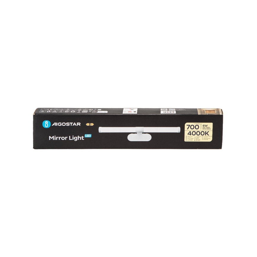 Aigostar - Φωτισμός καθρέφτη μπάνιου LED LED/6W/230V 4000K 40cm IP44