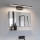 Aigostar - Φωτισμός καθρέφτη μπάνιου LED LED/8W/230V 4000K 40 cm IP44 μαύρο