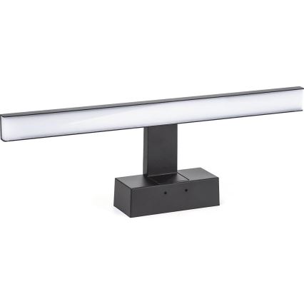 Aigostar - Φωτισμός καθρέφτη μπάνιου LED LED/8W/230V 4000K 40 cm IP44 μαύρο