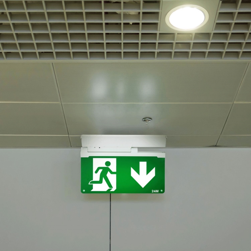 Aigostar - Φωτιστικό ασφαλείας LED EMERGENCY EXIT LED/3,6W/230V 6500K 500mAh