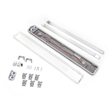 Aigostar - Φωτιστικό εργασίας φθορίου LED 2xG13/9W/230V 4000K 66,6 cm IP65