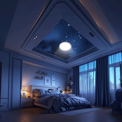 Aigostar - Ρυθμιζόμενο φωτιστικό οροφής MESH LED/36W/230V 3000-6500K διάμ. 49,5 εκ. + τηλεχειριστήριο