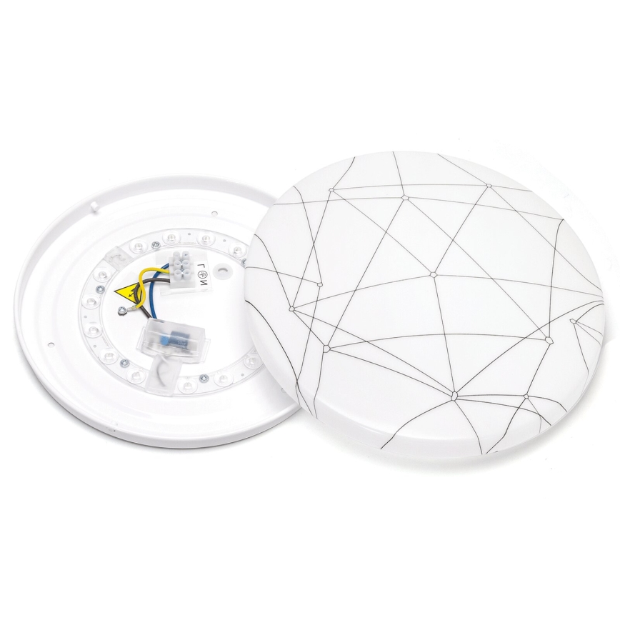 Aigostar - Φωτιστικό οροφής LED LED/12W/230V 6500K διάμετρος 26cm