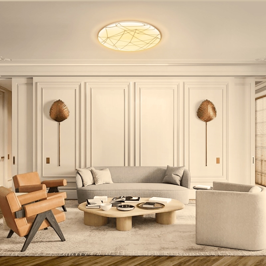 Aigostar - Φωτιστικό οροφής LED LED/36W/230V 3000K διάμετρος 38cm