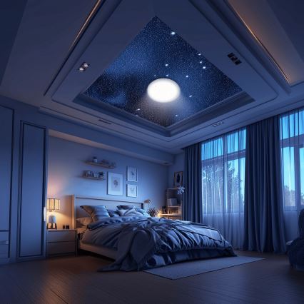 Aigostar - Φωτιστικό οροφής μπάνιου dimming LED MESH Smart LED/18W/230V 3000-65000K IP44 + τηλεχειριστήριο