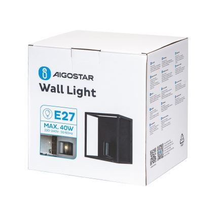 Aigostar - Φωτιστικό τοίχου 1xE27/40W/230V