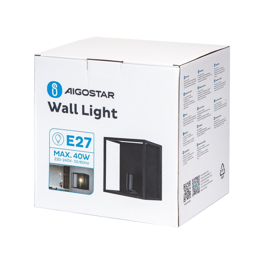 Aigostar - Φωτιστικό τοίχου 1xE27/40W/230V