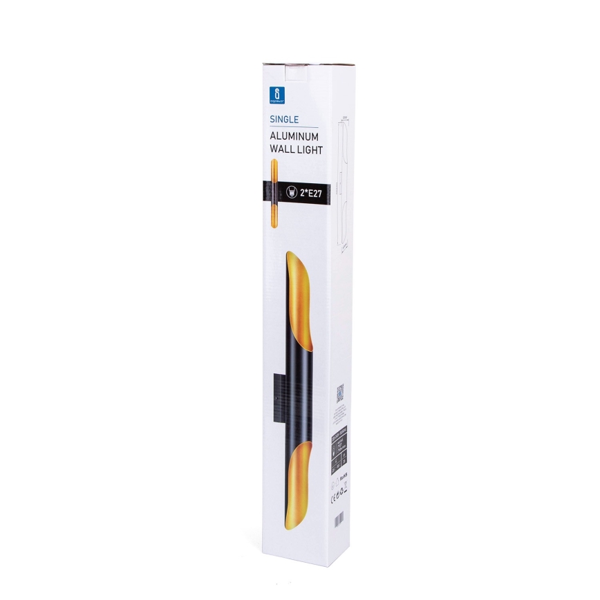 Aigostar - φωτιστικό τοίχου 2xE27/60W/230V
