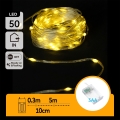 Aigostar - Χριστουγεννιάτικη γιρλάντα LED 50xLED/3xAA 5,3m θερμό λευκό