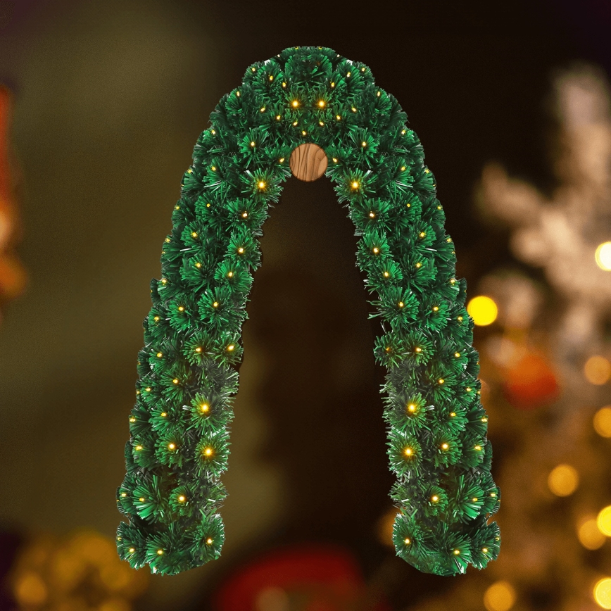 Aigostar - LED Εξωτερική χριστουγεννιάτικη διακόσμηση 112xLED/3,6W/230V 2m IP44 θερμό λευκό