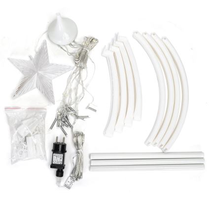 Aigostar - Χριστουγεννιάτικη εξωτερική διακόσμηση LED/3,6W/230V 120 cm IP44 ψυχρό λευκό