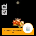 Aigostar - Χριστουγεννιάτικο διακοσμητικό LED LED/3xAAA Χριστουγεννιάτικο αεροπλάνο 17cm
