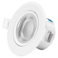 Aigostar - Χωνευτό φωτιστικό LED 5W/230V, 3000K, Ø 8,5 cm, λευκό