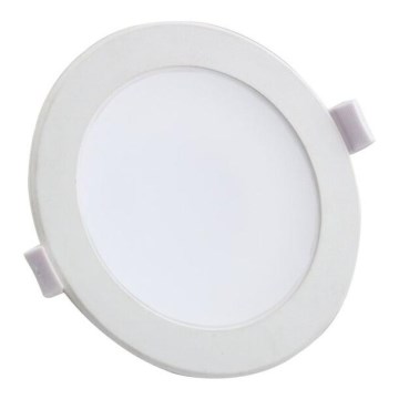 Aigostar - Χωνευτό Φωτιστικό μπάνιου LED LED/15W/230V 6000K IP44 διάμετρος 14,5 cm λευκό
