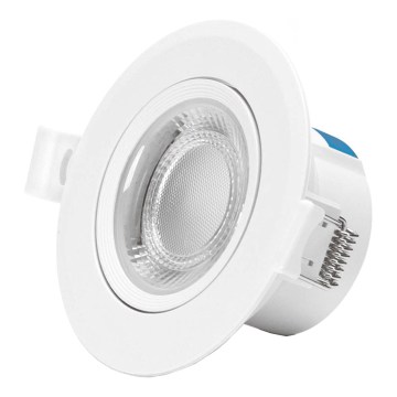 Aigostar - Χωνευτό φωτιστικό οροφής LED/7W/230V 3000K διάμ. 8,5 cm ζεστό λευκό