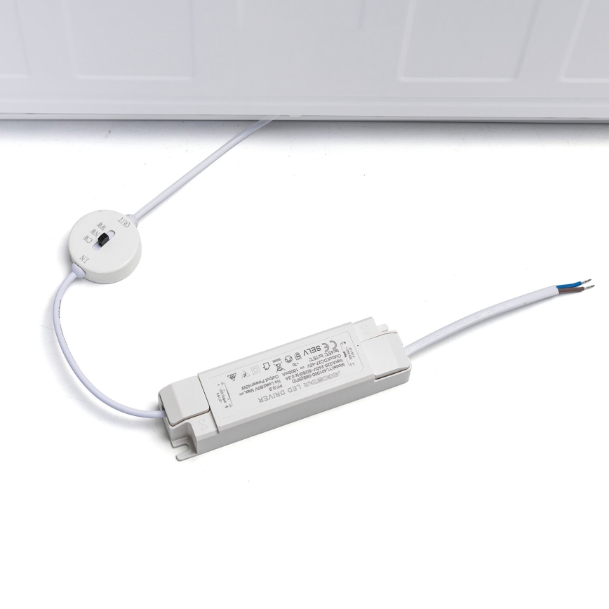 Aigostar - Χωνευτό πάνελ οροφής LED LED/40W/230V 3000K/4000K/6500K 60x60cm λευκό