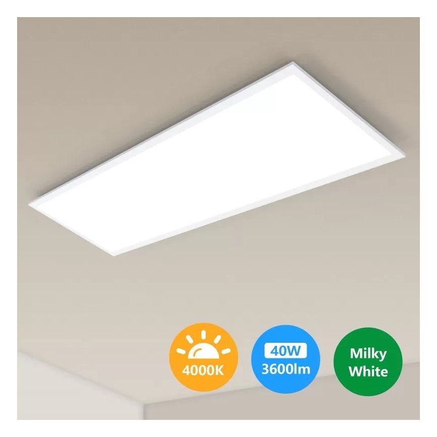 Aigostar - Χωνευτό πάνελ οροφής LED LED/40W/230V 4000K 30x120cm