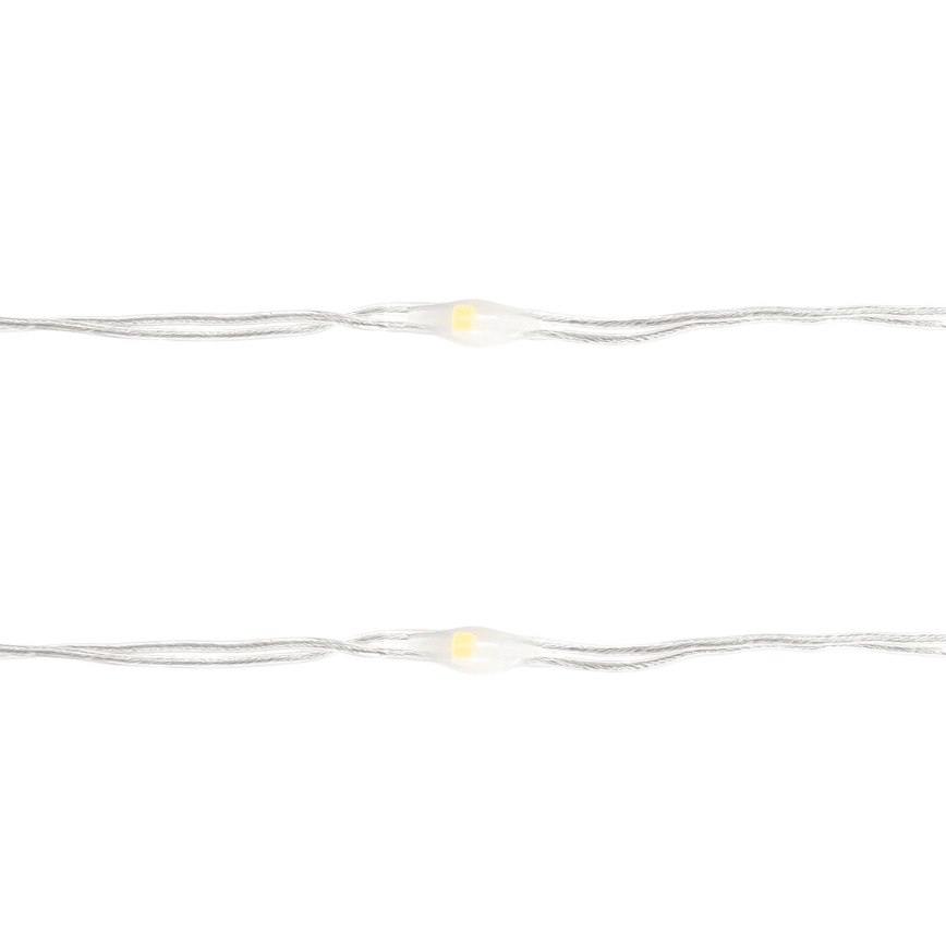 Aigostar - Χριστουγεννιάτικα λαμπάκια LED 100xLED/3xAA 10,3m θερμό λευκό