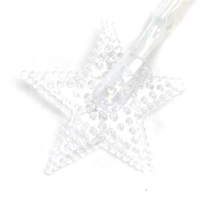 Aigostar - Χριστουγεννιάτικα λαμπάκια LED 20xLED/3xAA 3,3m αστέρια