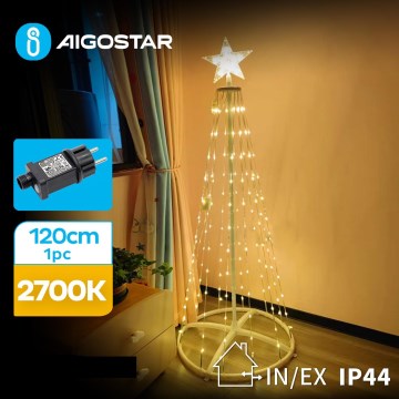 Aigostar - Χριστουγεννιάτικη διακόσμηση εξωτερικού χώρου LED LED/3,6W/31/230V 2700K 120 cm IP44