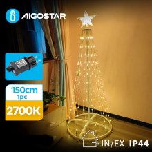 Aigostar - Χριστουγεννιάτικη διακόσμηση εξωτερικού χώρου LED LED/3,6W/31/230V 2700K 150 cm IP44