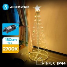Aigostar - Χριστουγεννιάτικη διακόσμηση εξωτερικού χώρου LED LED/3,6W/31/230V 2700K 180 cm IP44