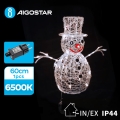 Aigostar - Χριστουγεννιάτικη διακόσμηση εξωτερικού χώρου LED LED/3,6W/31/230V 6500K 60 cm IP44 χιονάνθρωπος