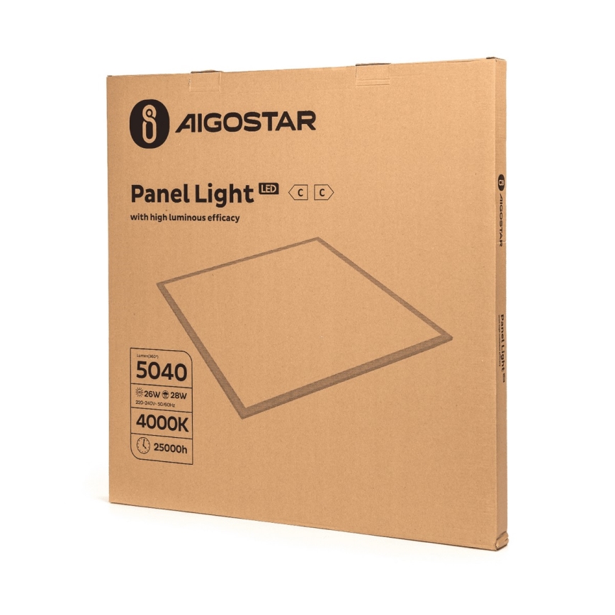Aigostar - Χωνευτό πάνελ οροφής LED LED/28W/230V 60x60 cm 4000K