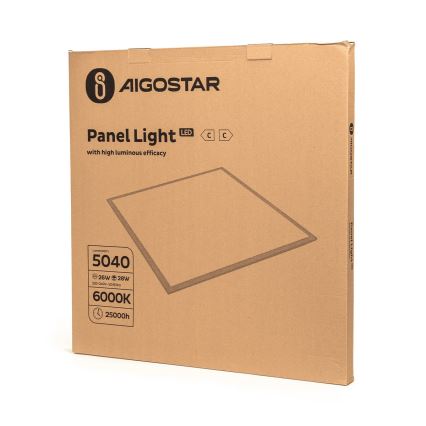 Aigostar - Χωνευτό πάνελ οροφής LED LED/28W/230V 60x60 cm 6000K