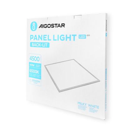 Aigostar - Χωνευτό πάνελ οροφής LED LED/40W/230V 6500K 60x60cm λευκό