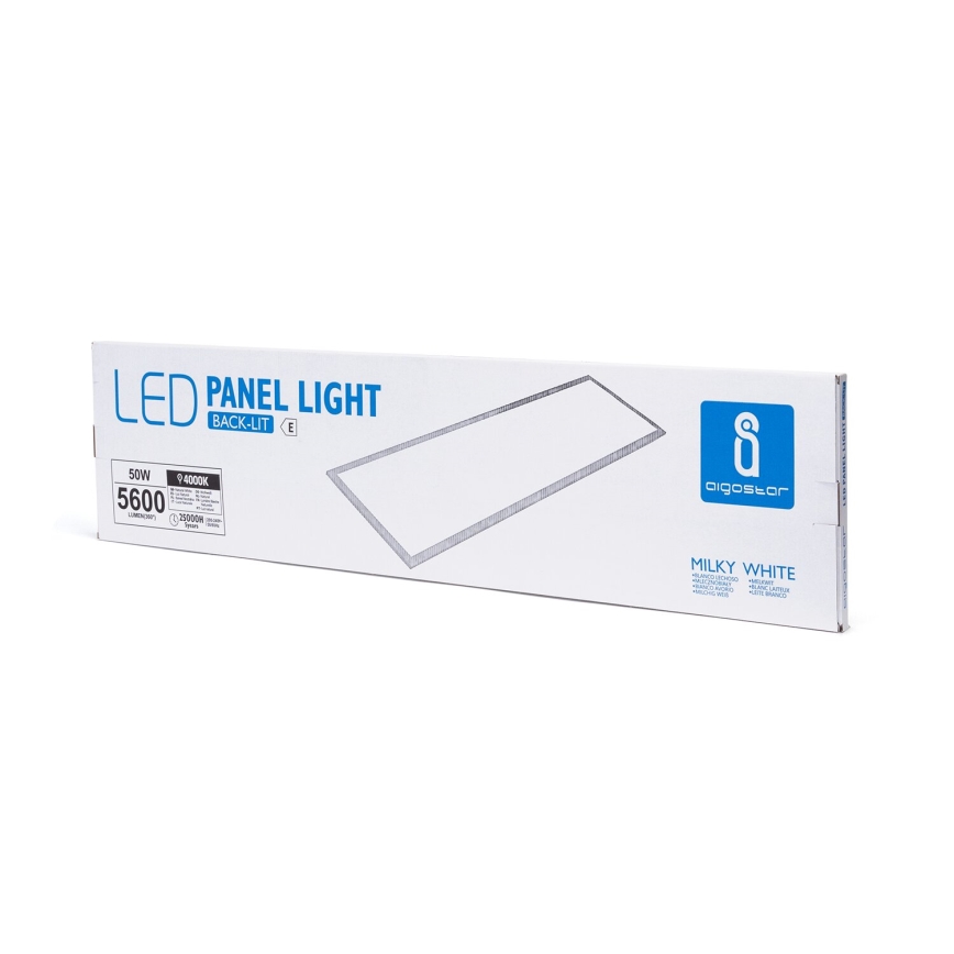 Aigostar - Χωνευτό πάνελ οροφής LED LED/50W/230V 4000K 120x30cm λευκό
