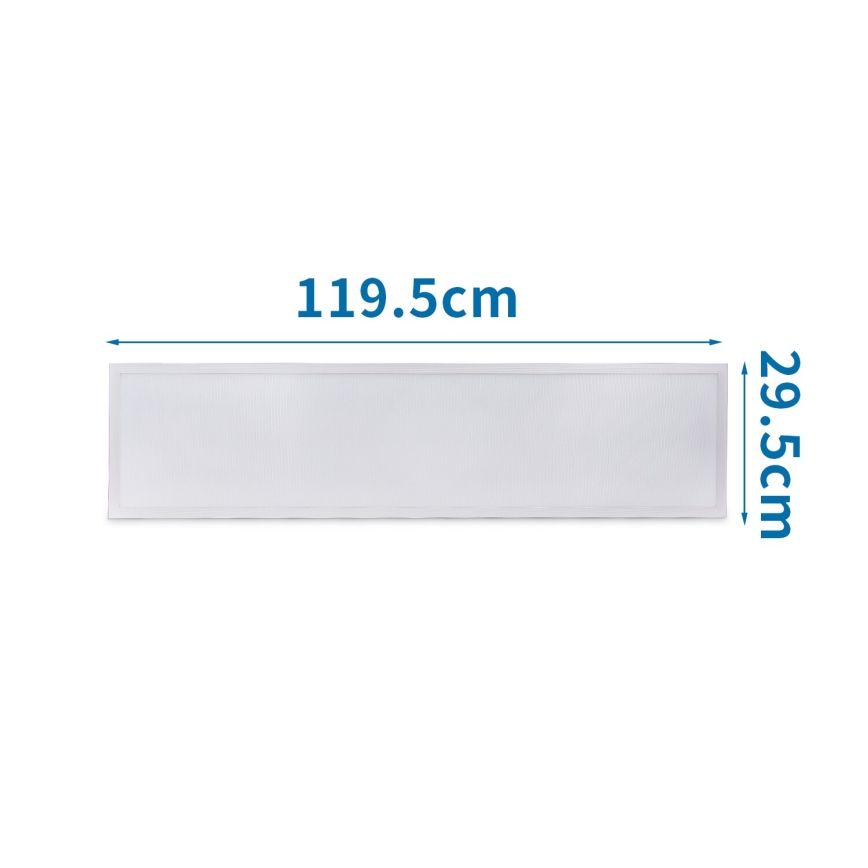 Aigostar - Χωνευτό πάνελ οροφής LED LED/50W/230V 4000K 120x30cm λευκό